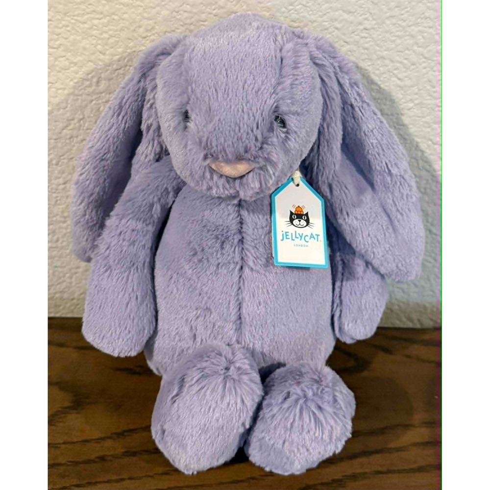 Jellycat Viola Bashful Bunny Plush Medium w/Dust Bag AUTHENTIC Same Day Shipping